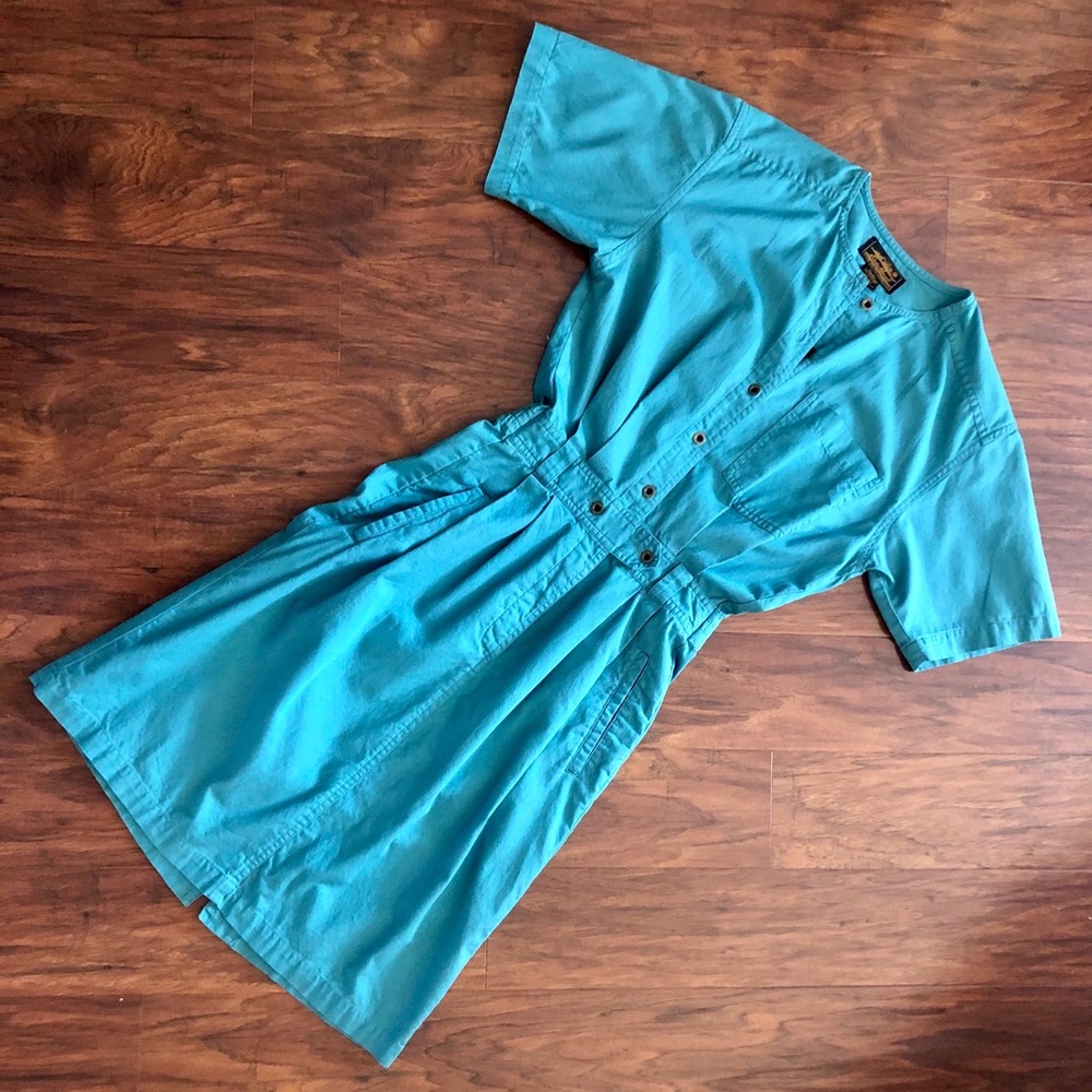 Vtg 90s Utility Dress, Eddie Bauer